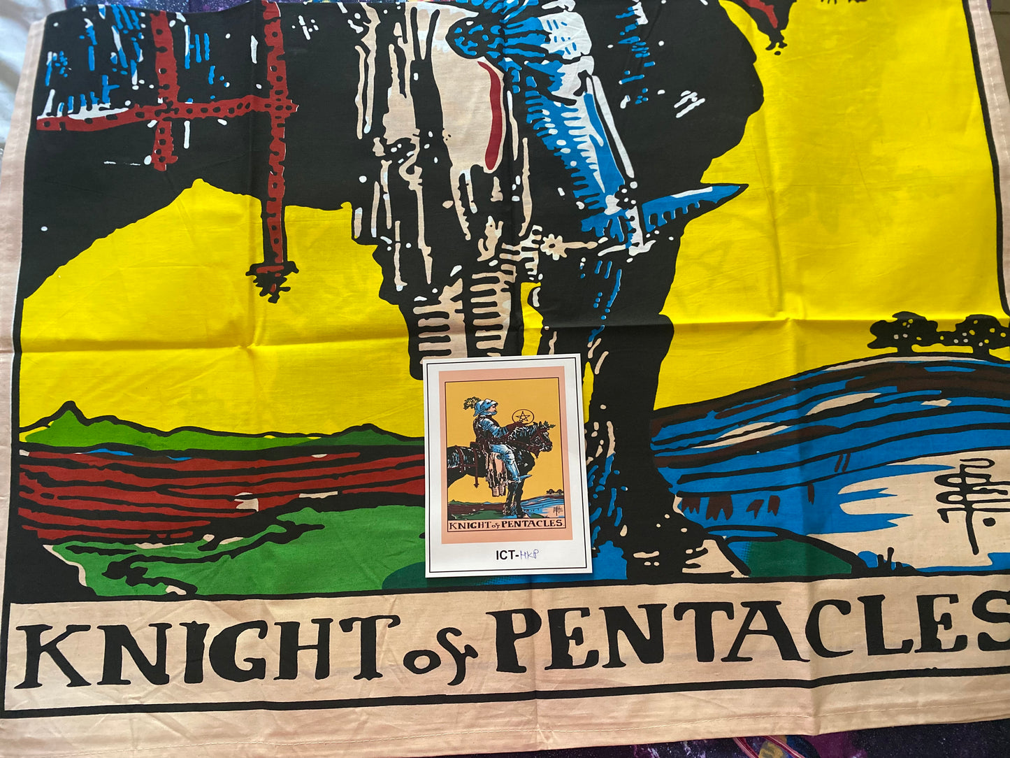 Knight Of Pentacles Tapestry