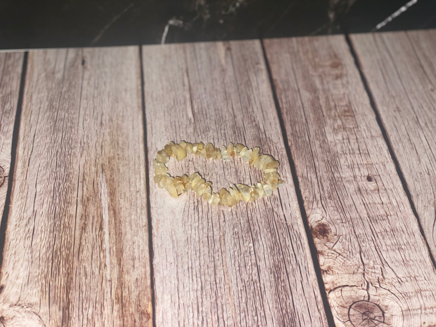Citrine Chip Bracelet
