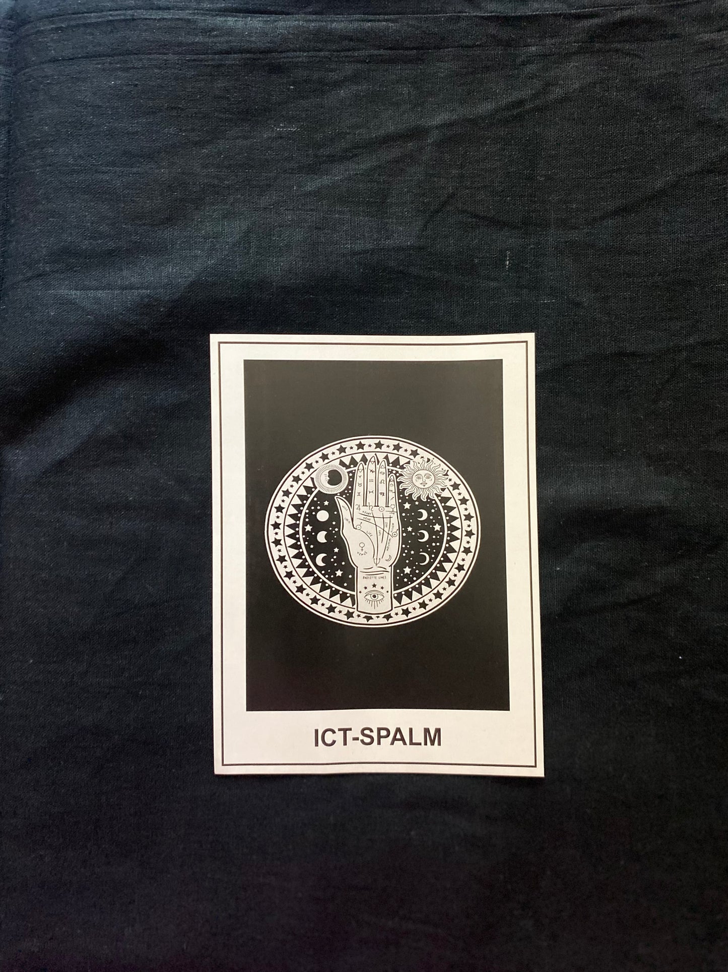 Black & White Palm Tapestry