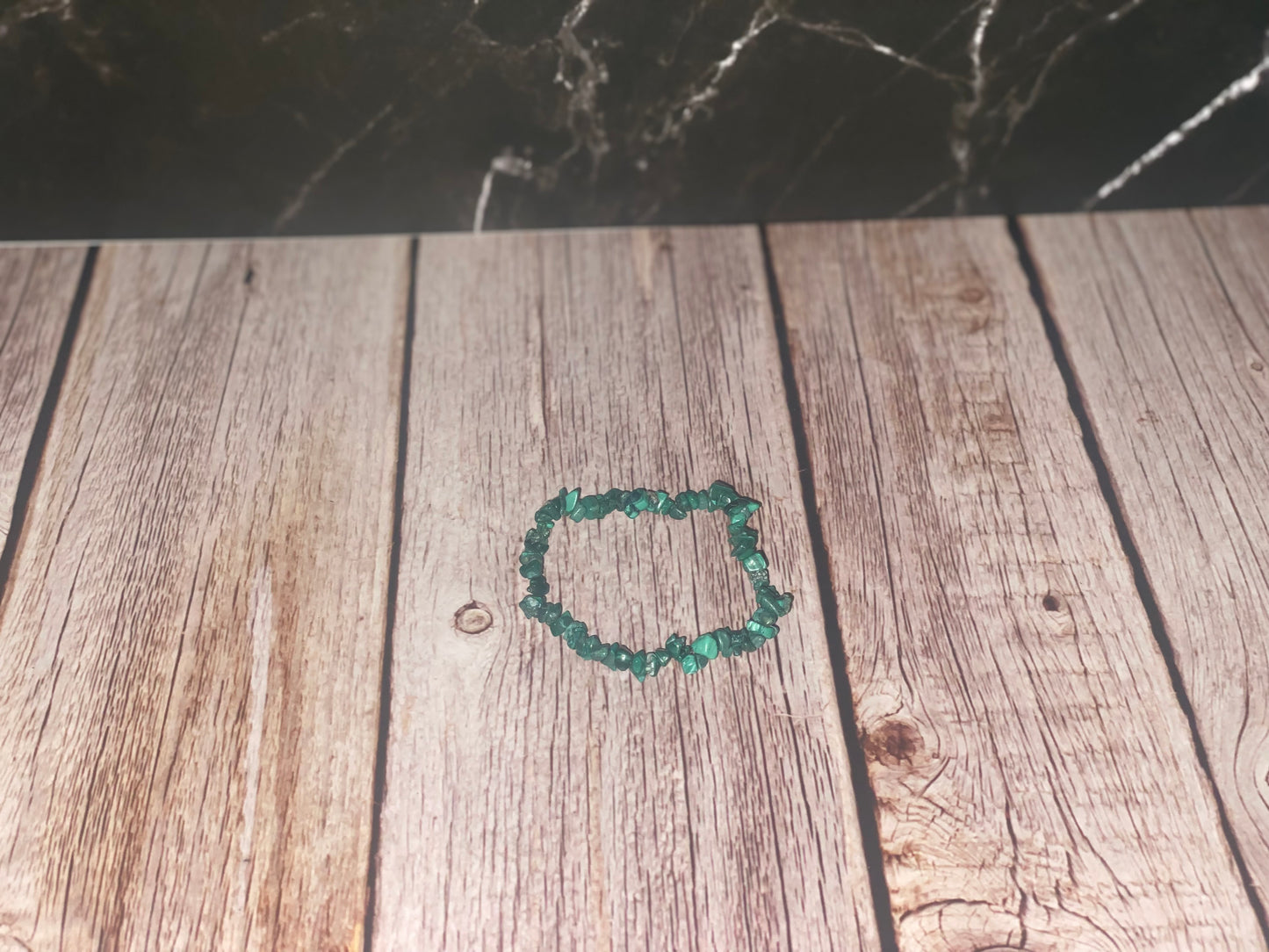 Malachite Chip Bracelet