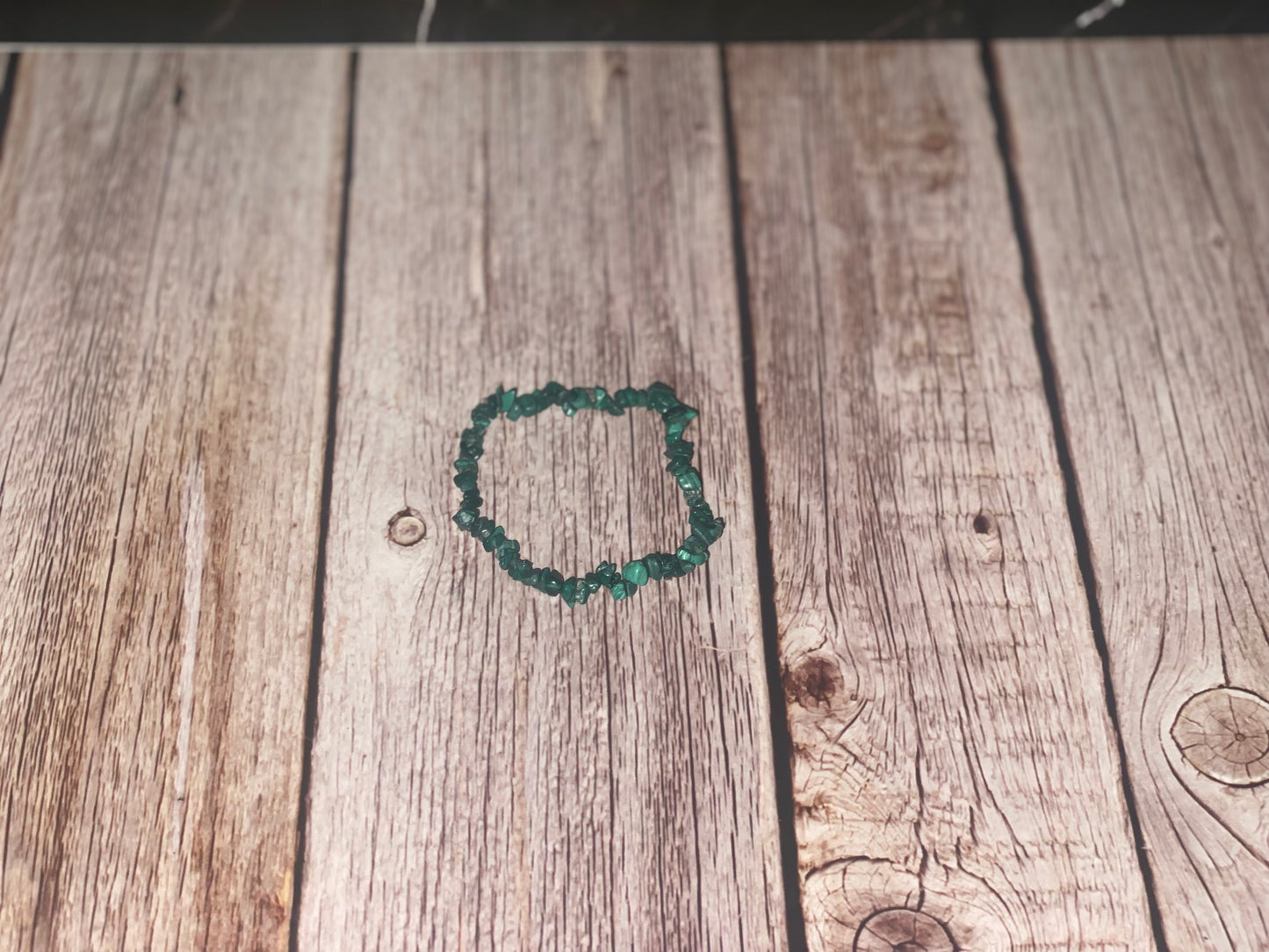 Malachite Chip Bracelet