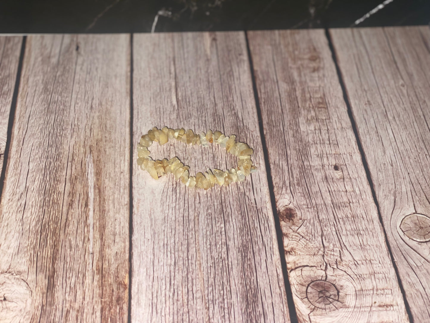 Citrine Chip Bracelet