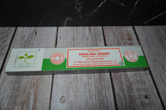 Satya Healing Herbs Incense