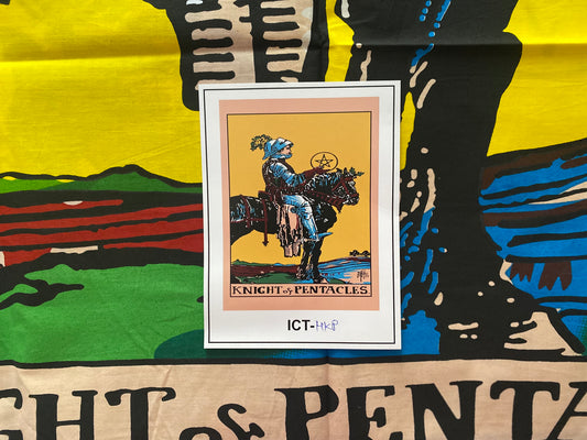 Knight Of Pentacles Tapestry