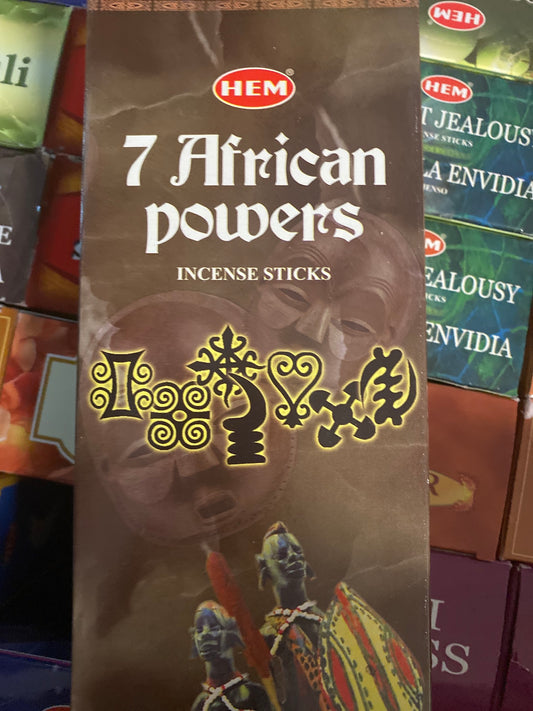 7 African Powers Incense