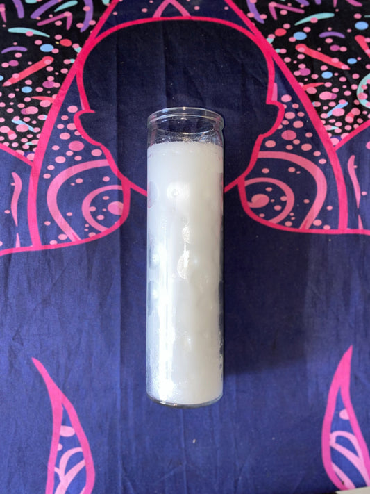 White Prayer Candle